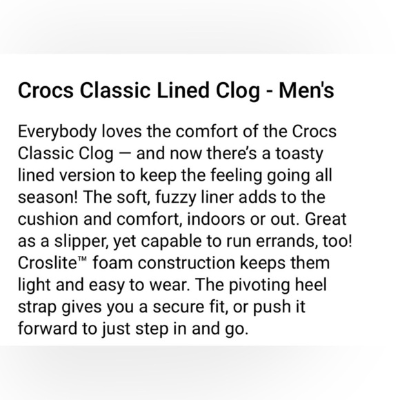 Crocs Classic Lined Comfort Clog Mint Green Casual Men’s 7 - Picture 15 of 16